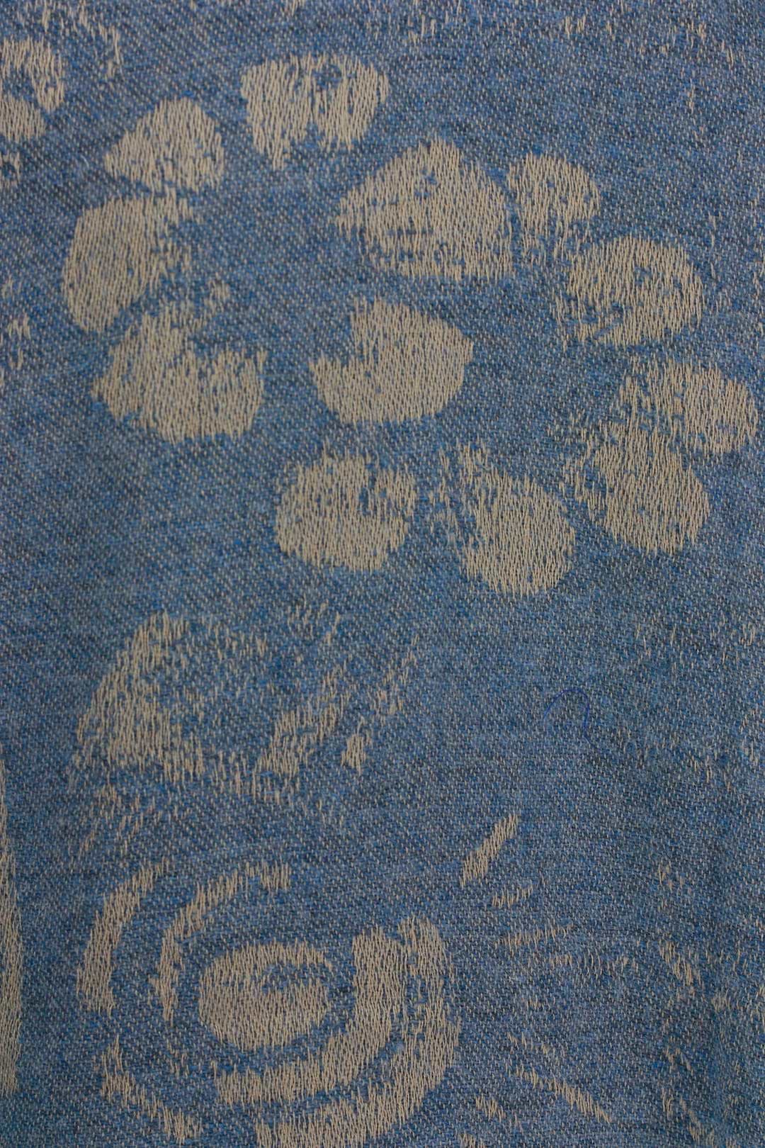 Denim Multi Patterned Reversible Scarf