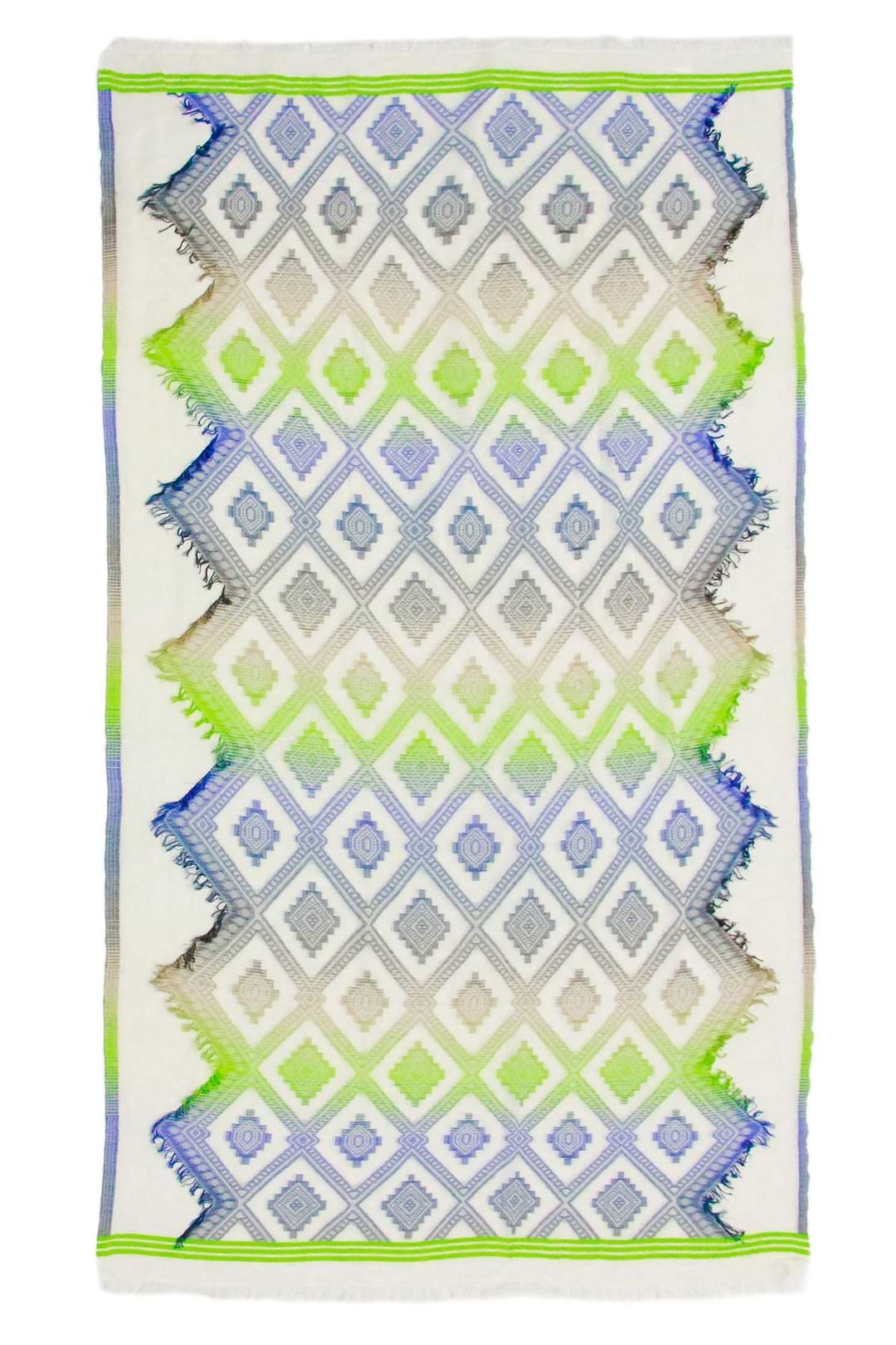 Abstract Tie Dye Diamond Scarf