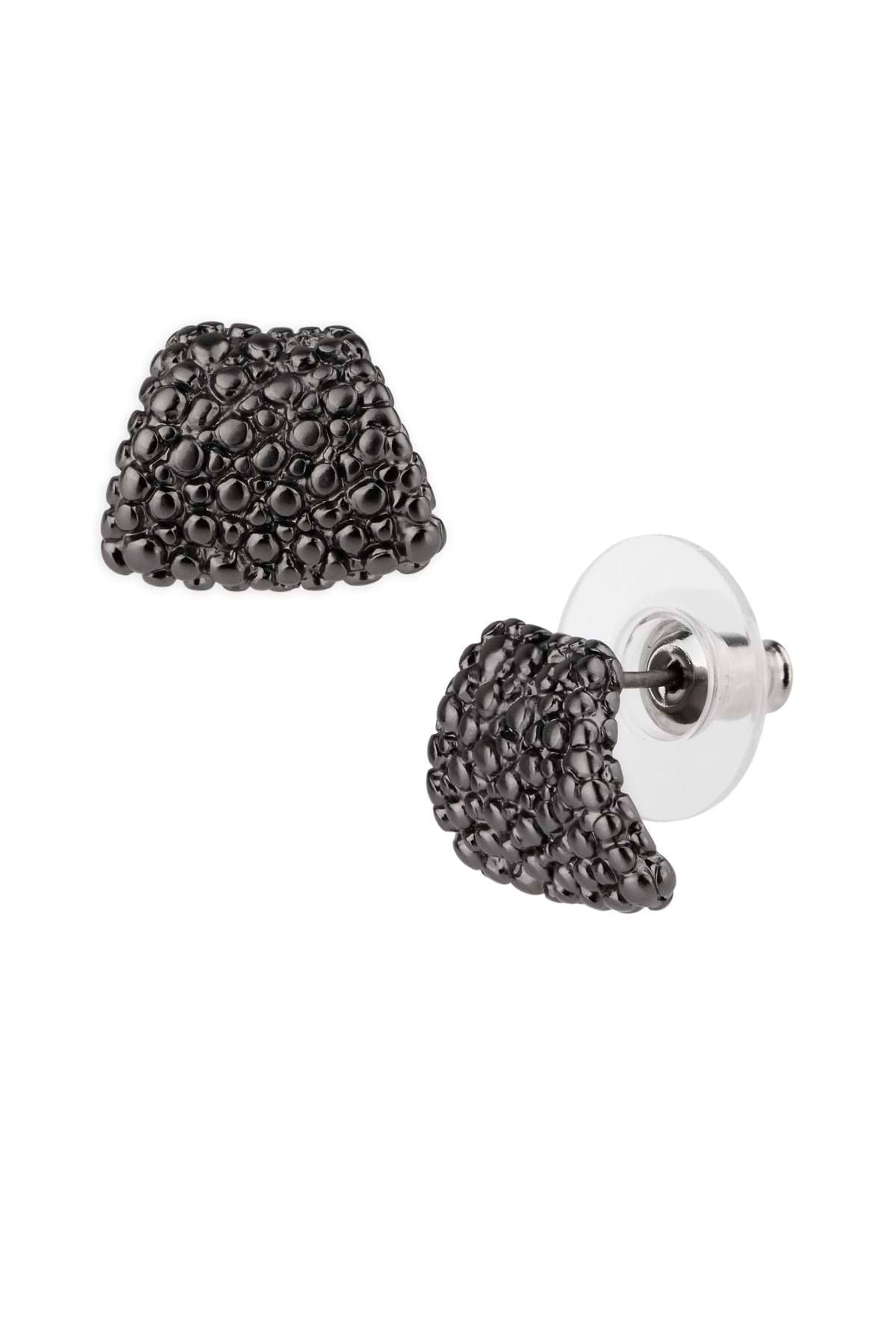 Hazy Stud Earrings - Gunmetal