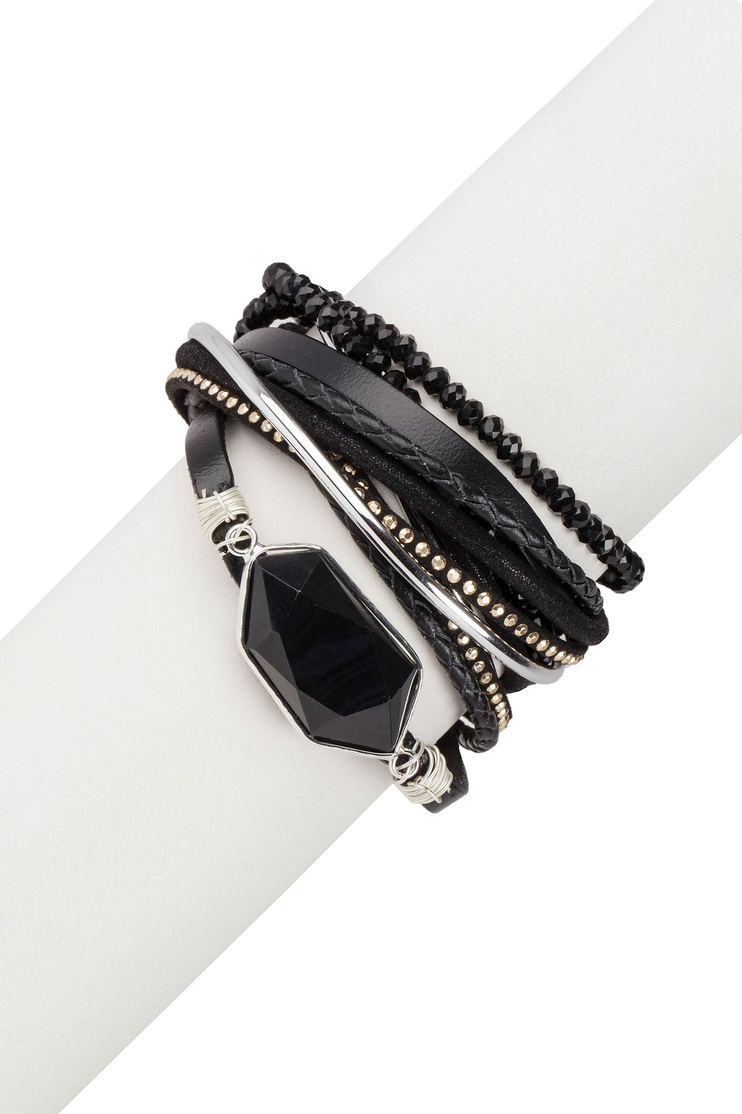 Endless Dream Double Wrap Bracelet - Black