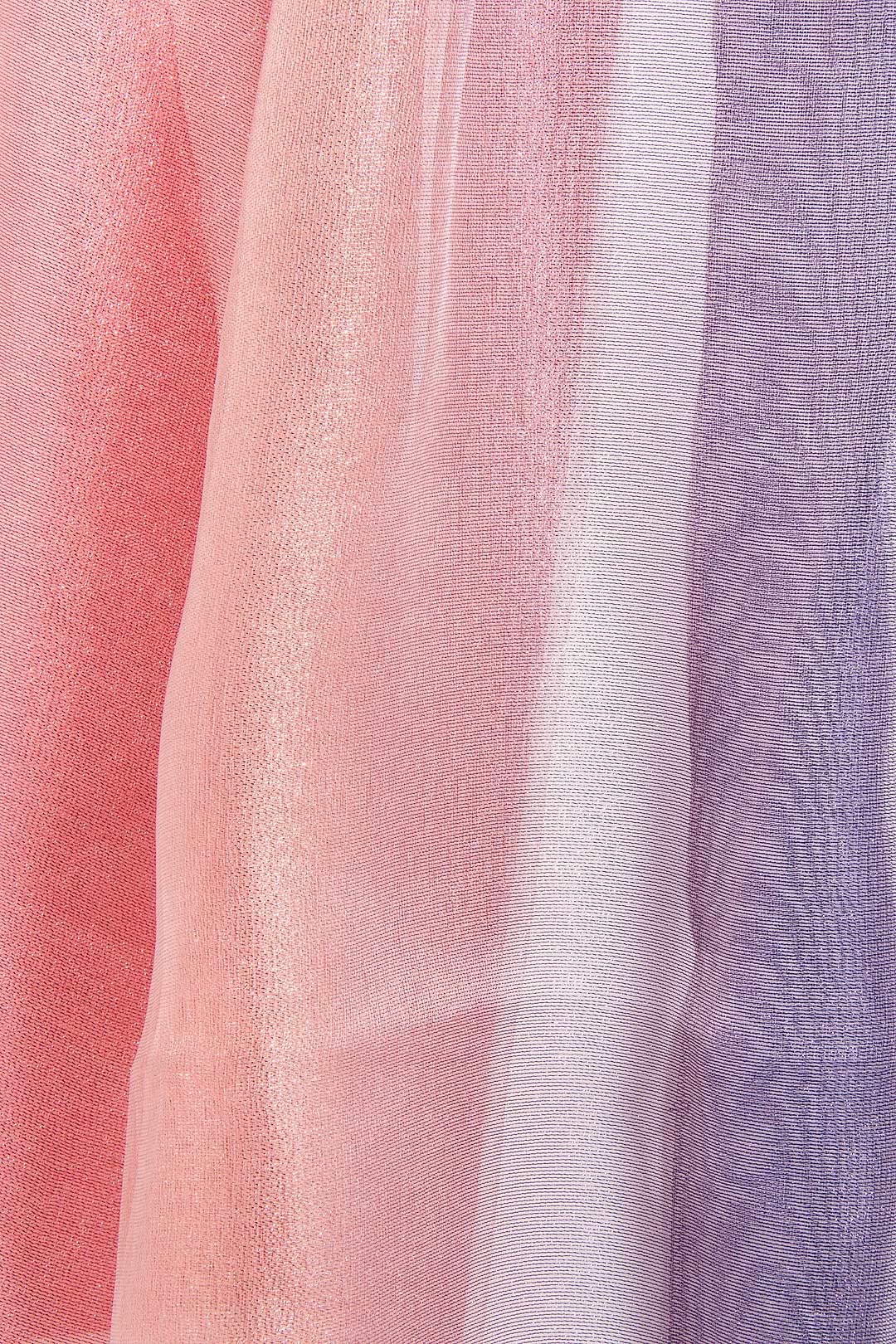 Silk Glitter Ombre Scarf - Steel Blue