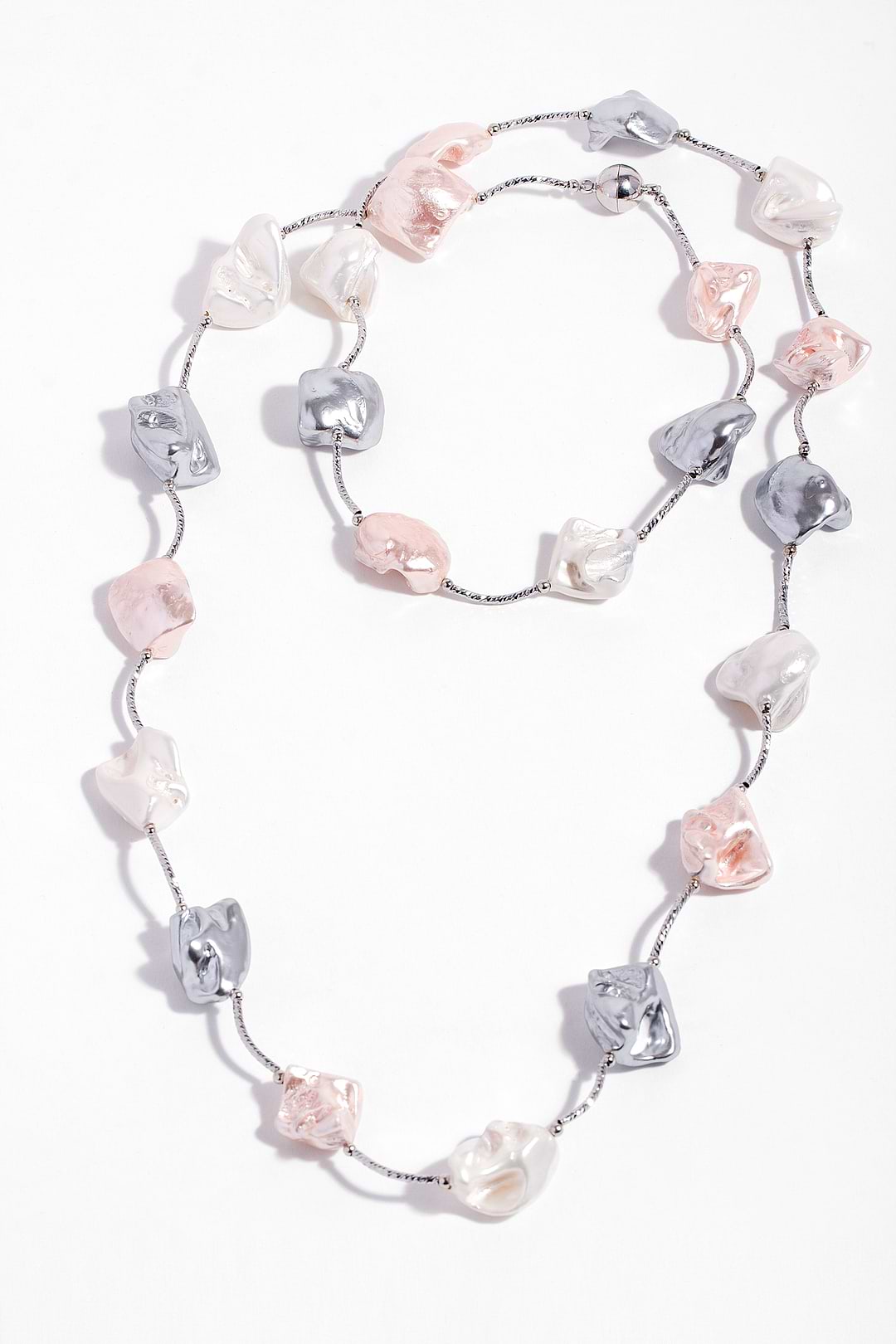 Trikon Necklace Pink