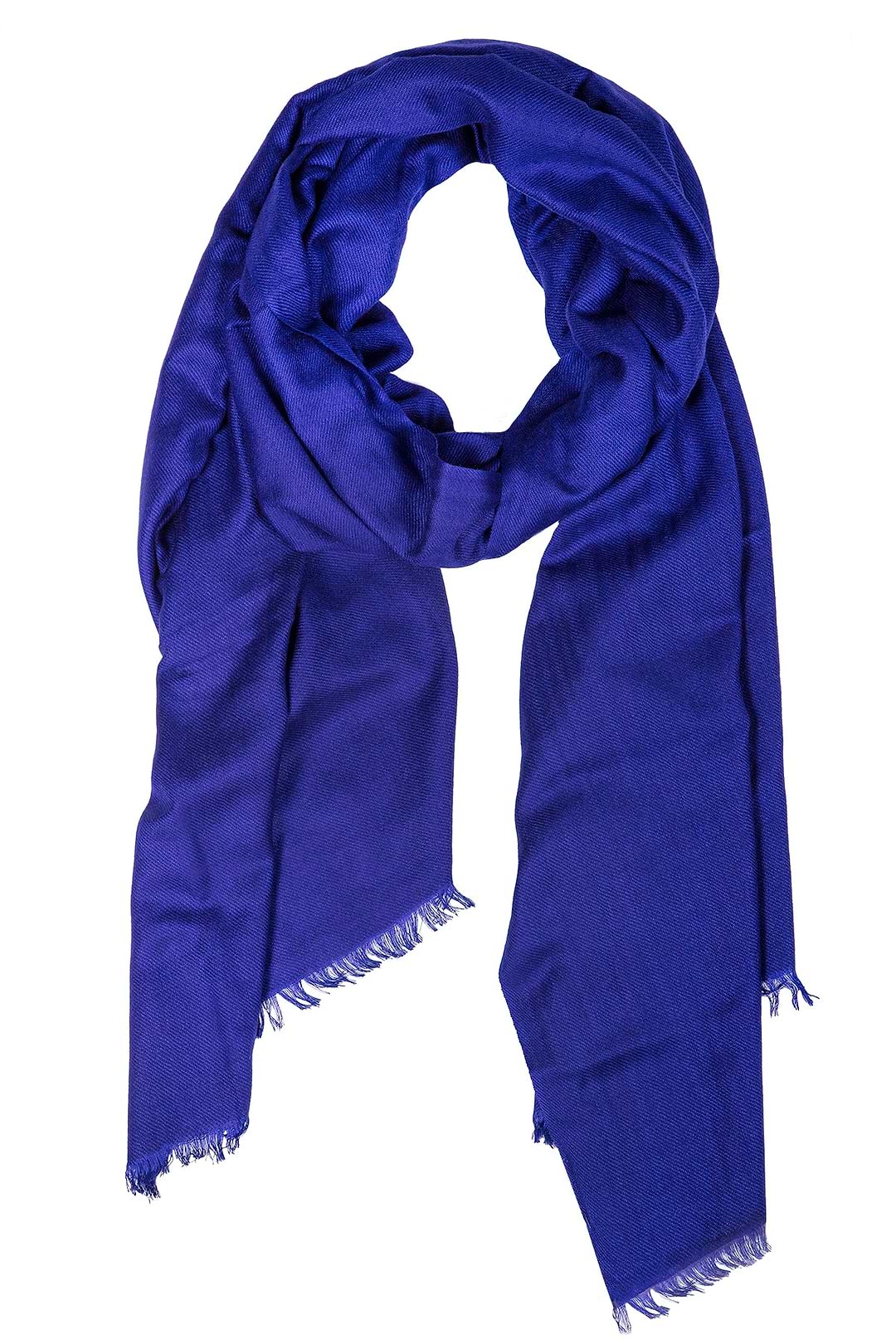 Cashmere Silk Scarf - SAACHI - Midnight Blue - Scarf