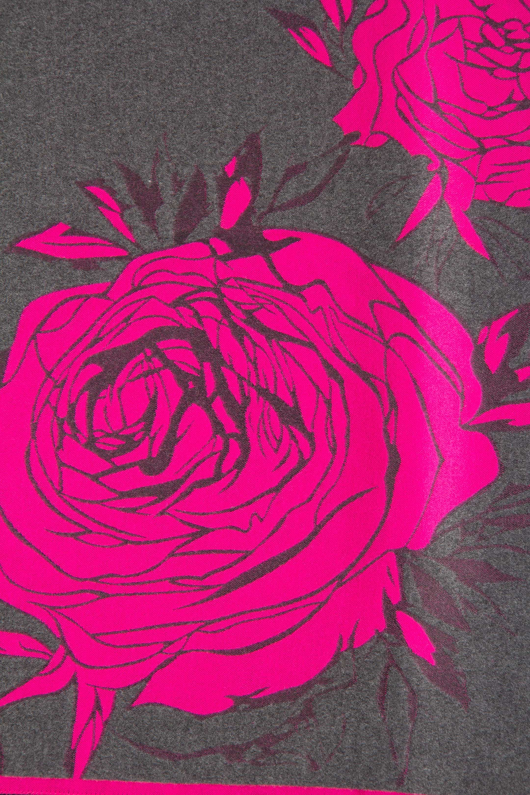 Fiore Reversible Scarf Deep Pink
