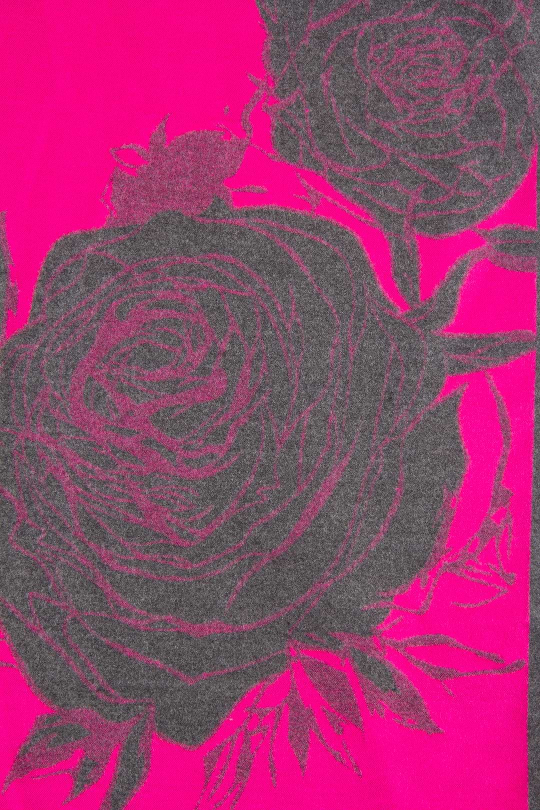 Fiore Reversible Scarf Deep Pink