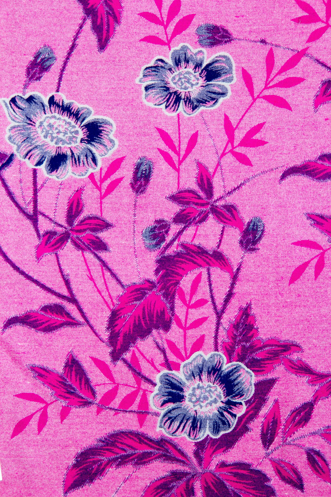 Floral Reversible Scarf - Pale Violetred