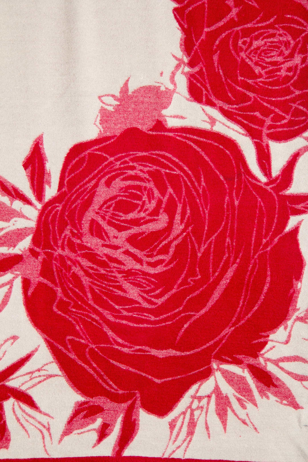Fiore Reversible Scarf Maroon