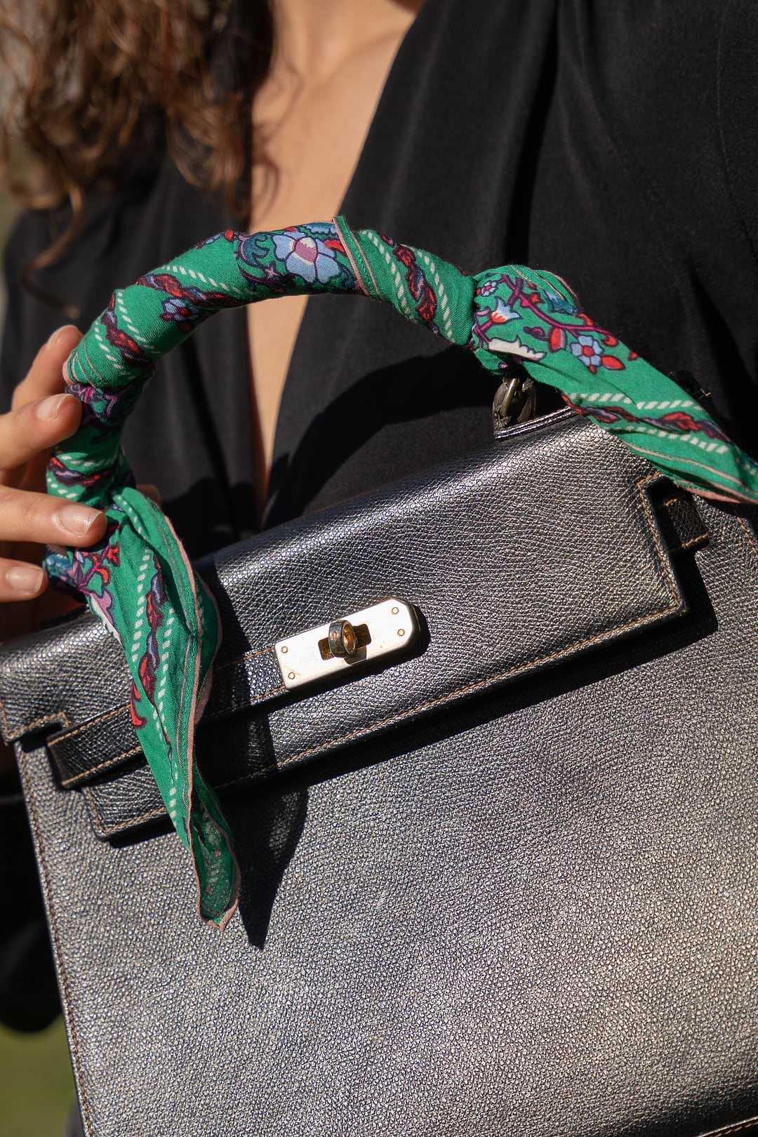 Multicolored Bandana Versatile -Forest Green