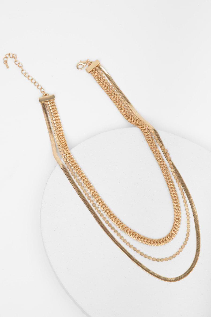 Multi Layer Gold Chain Necklace