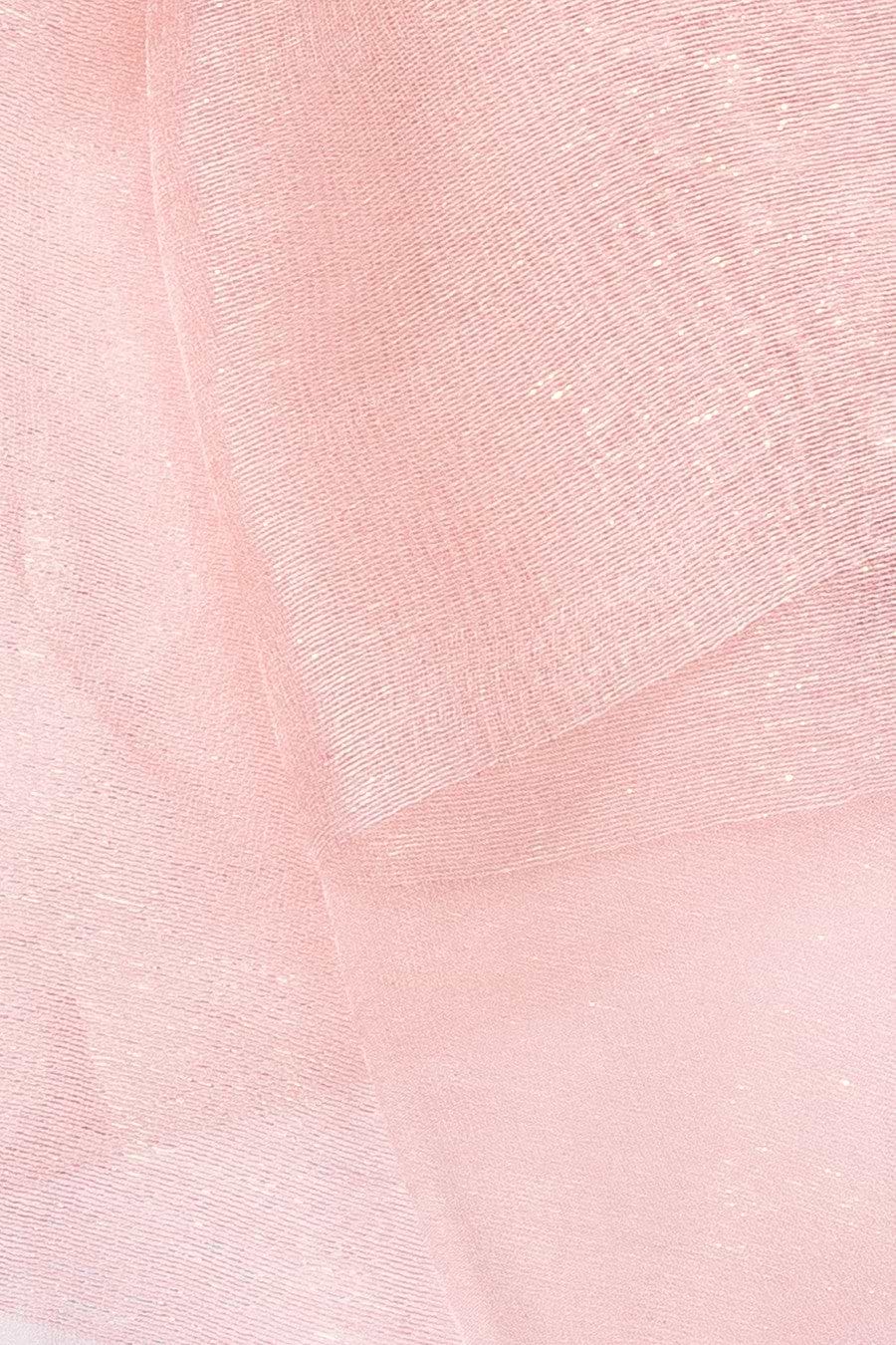 Sparkle Sheer Social Wrap Light Pink