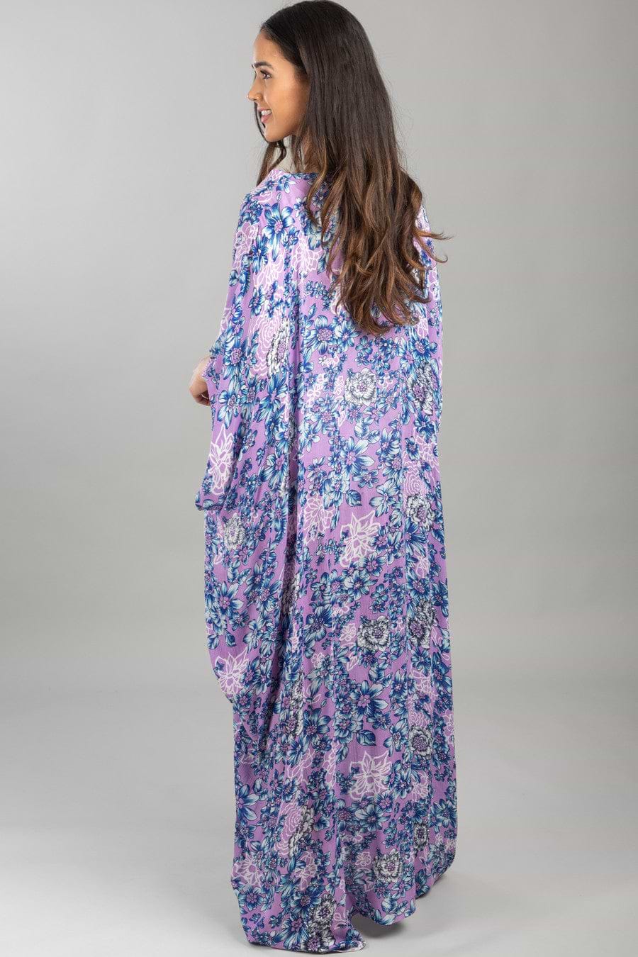 Floral Kaftan Maxi Dress
