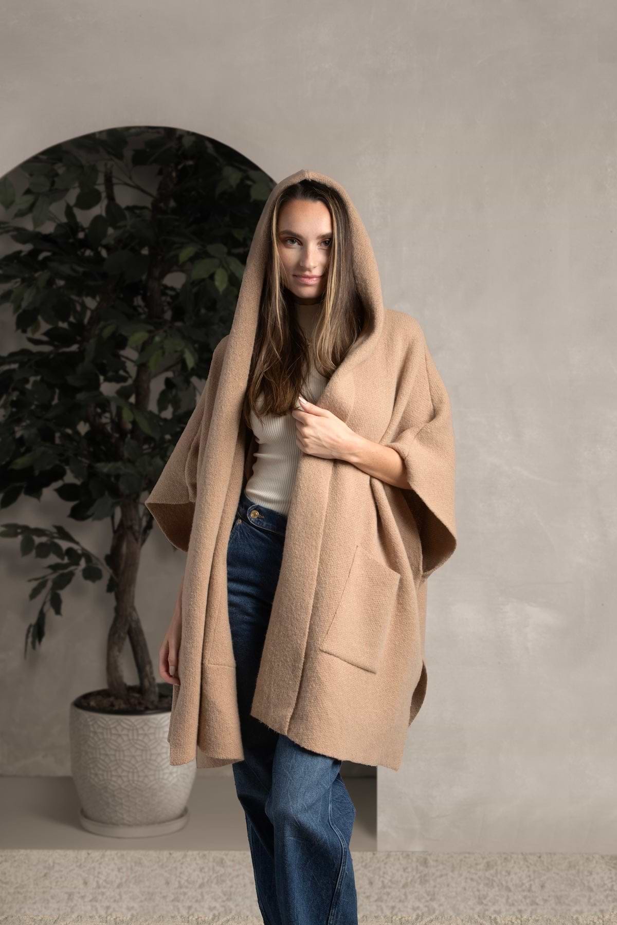 Hooded Oversized Kimono | SAACHI