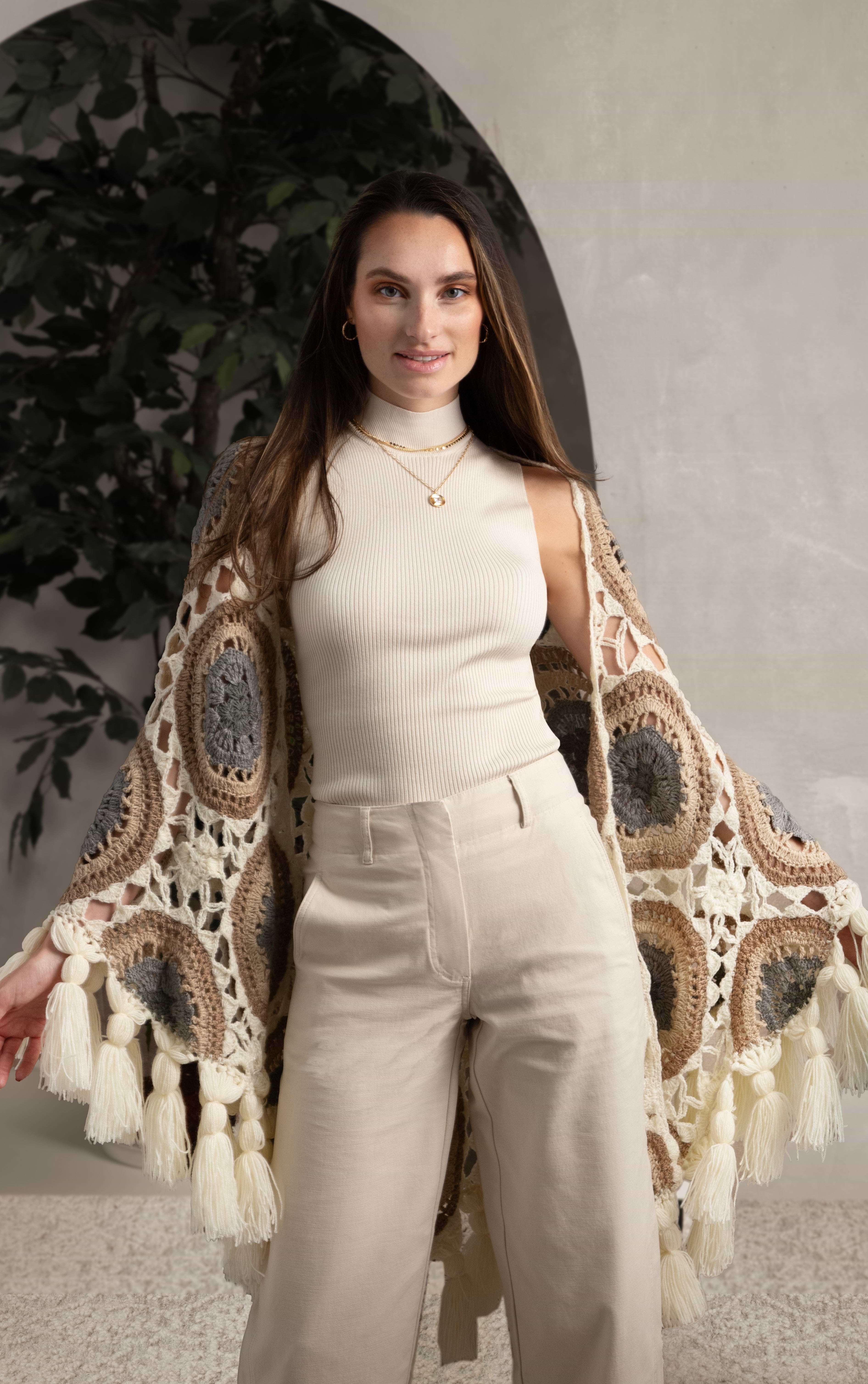 Crocheted Sunshine Shawl | SAACHI