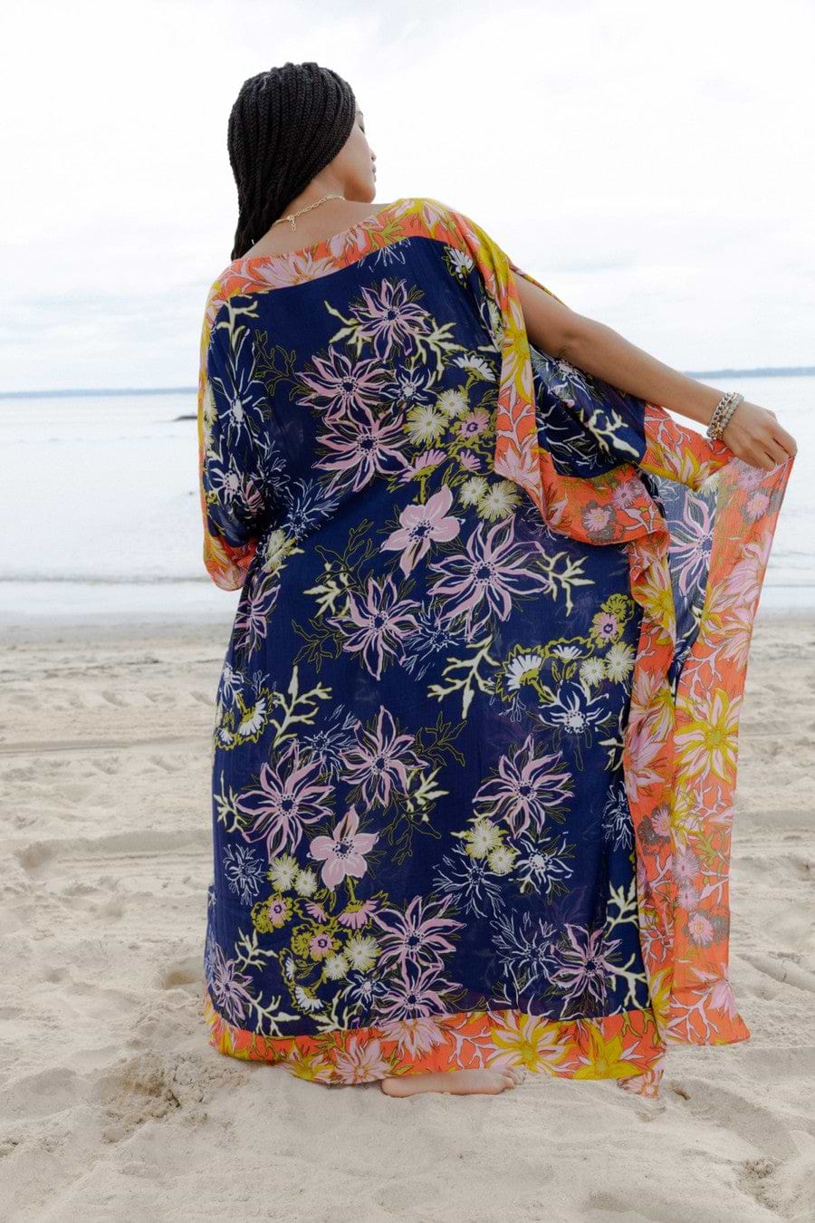 Floral Maxi Kaftan Dress