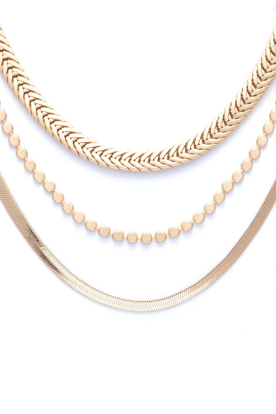 Multi Layer Gold Chain Necklace