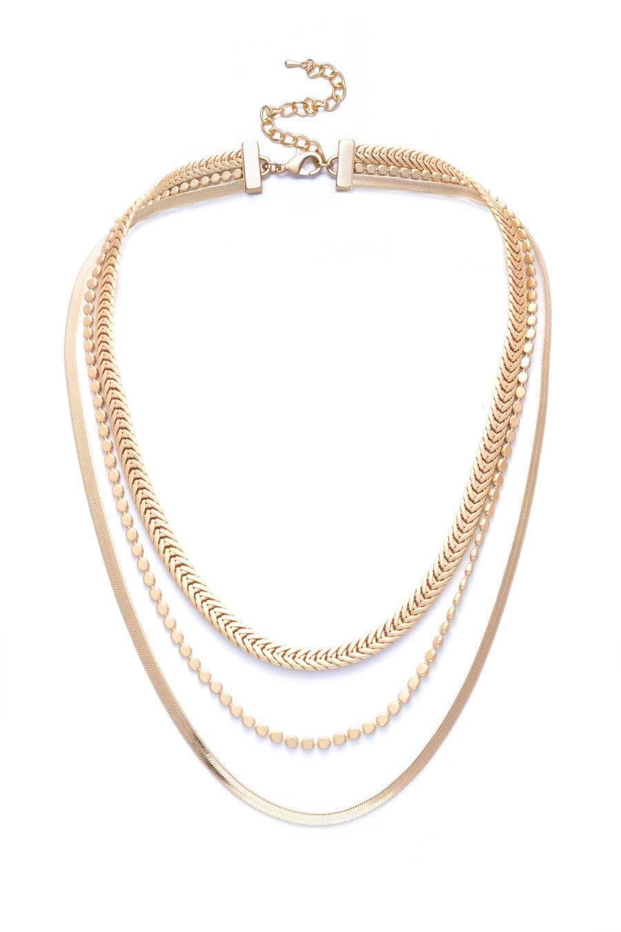 Multi Layer Gold Chain Necklace