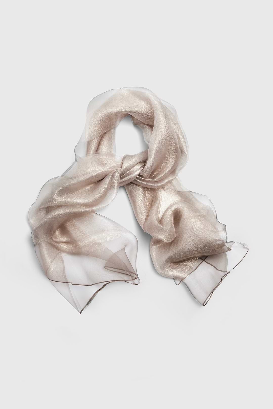 Silk Glimmer Scarf - Gold