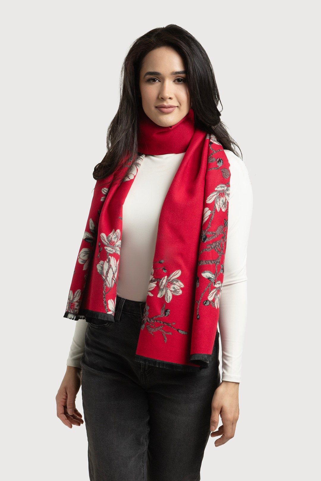 Reversible Scarf - Red