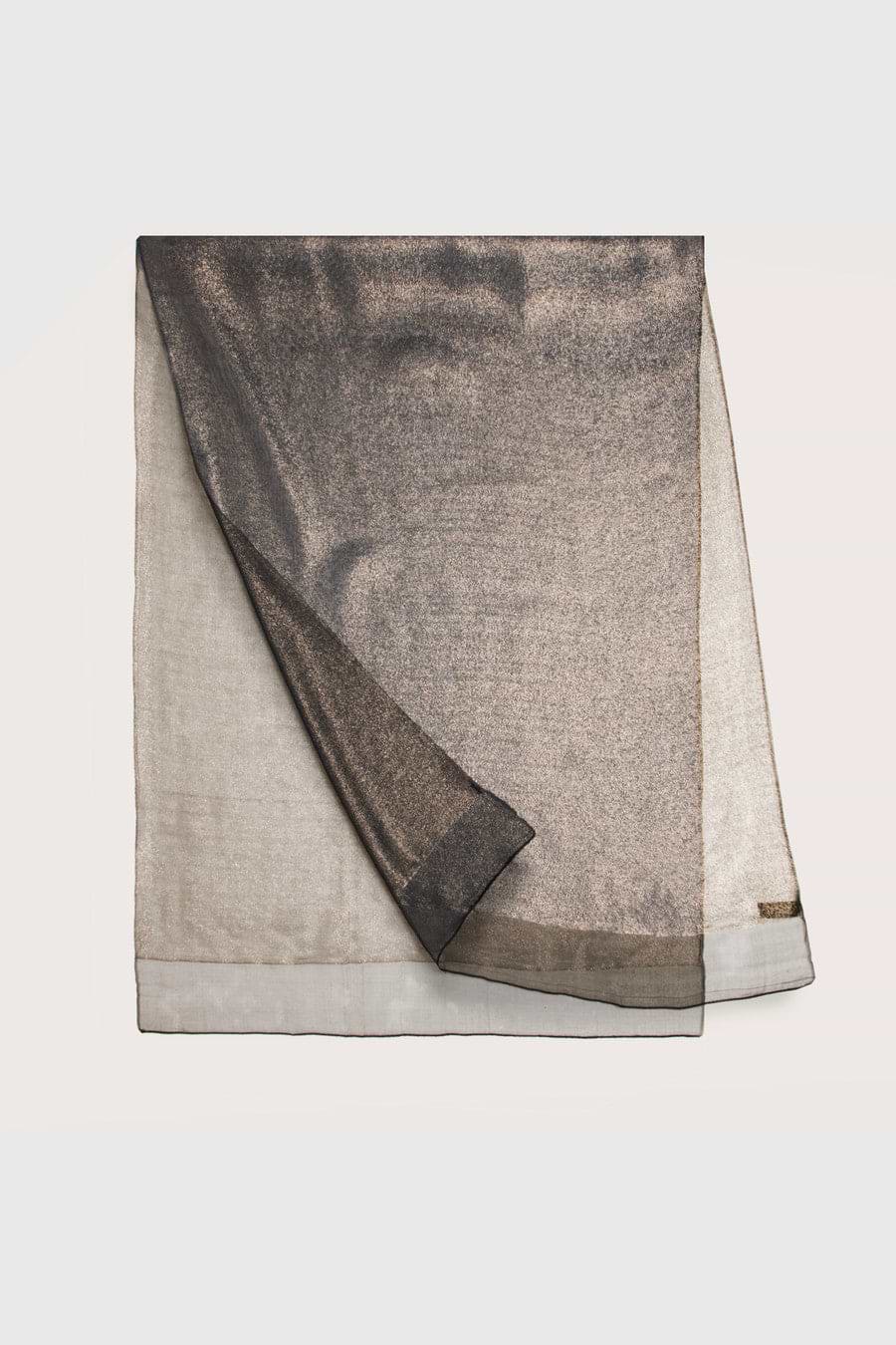 Silk Glimmer Scarf - Gold