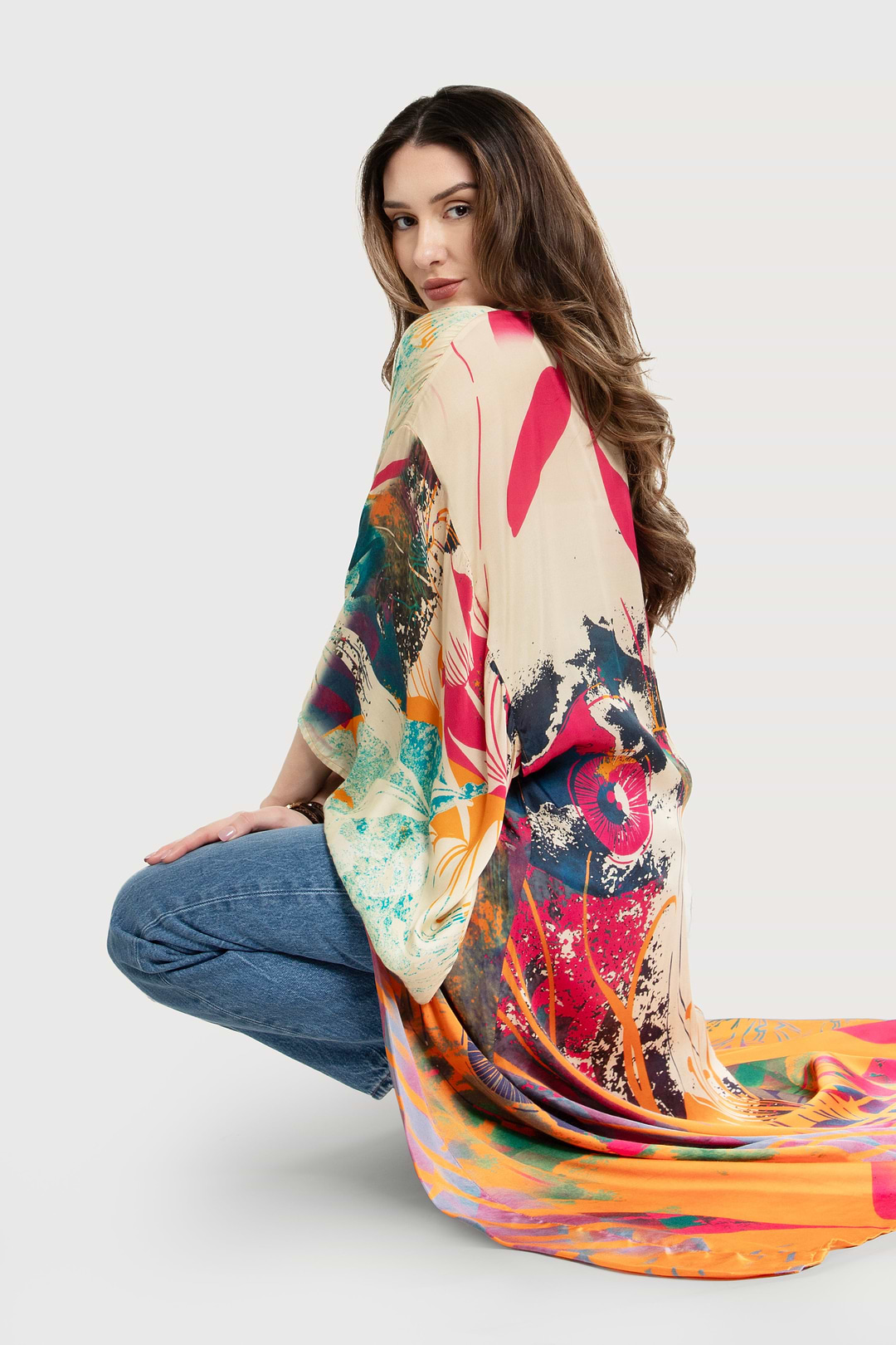 Summer Ulta Kimono Abstract