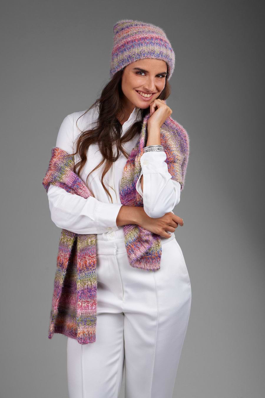 Multicolored Knit Scarf - Multi