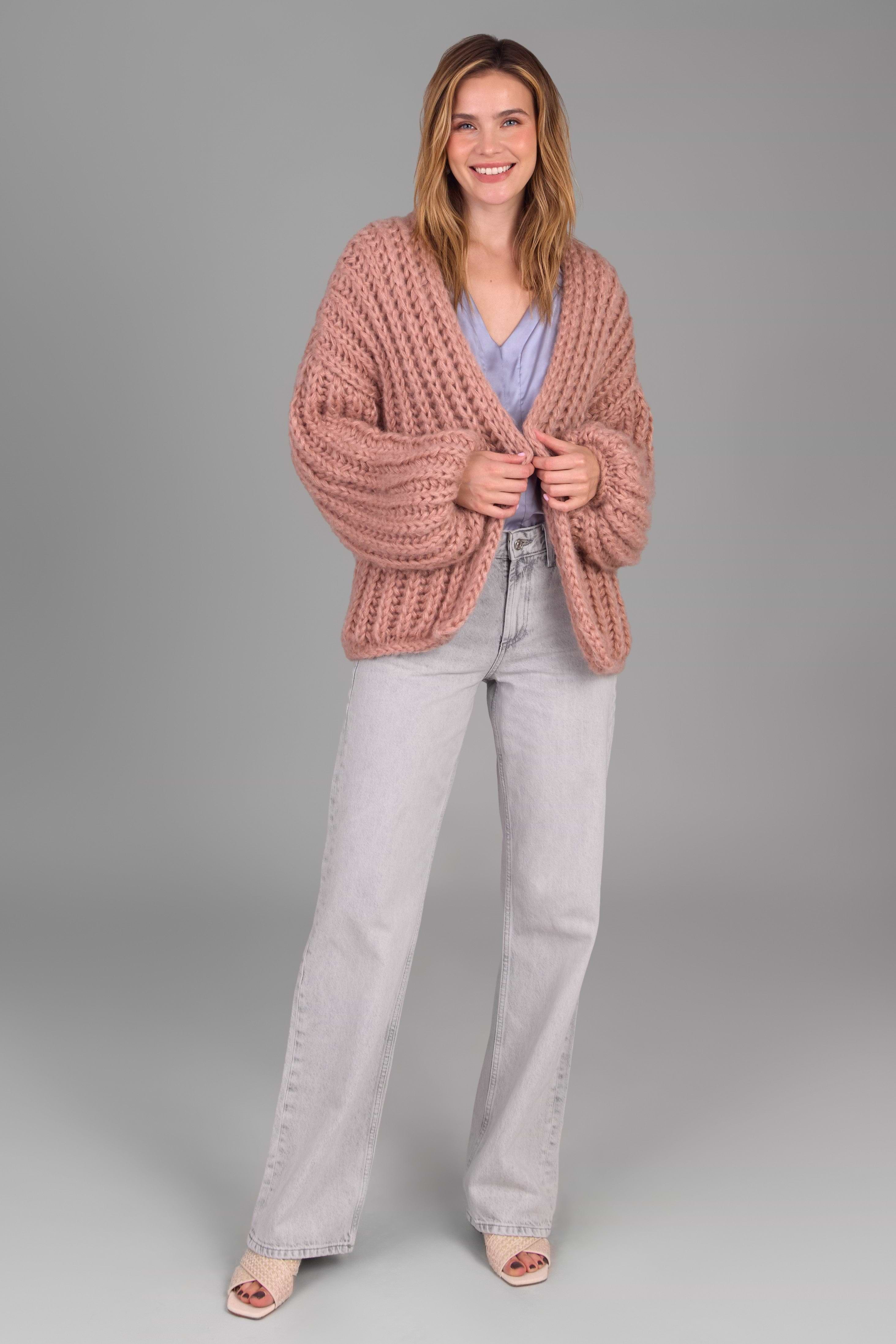 Chunky Knit Oversized Cardigan | SAACHI