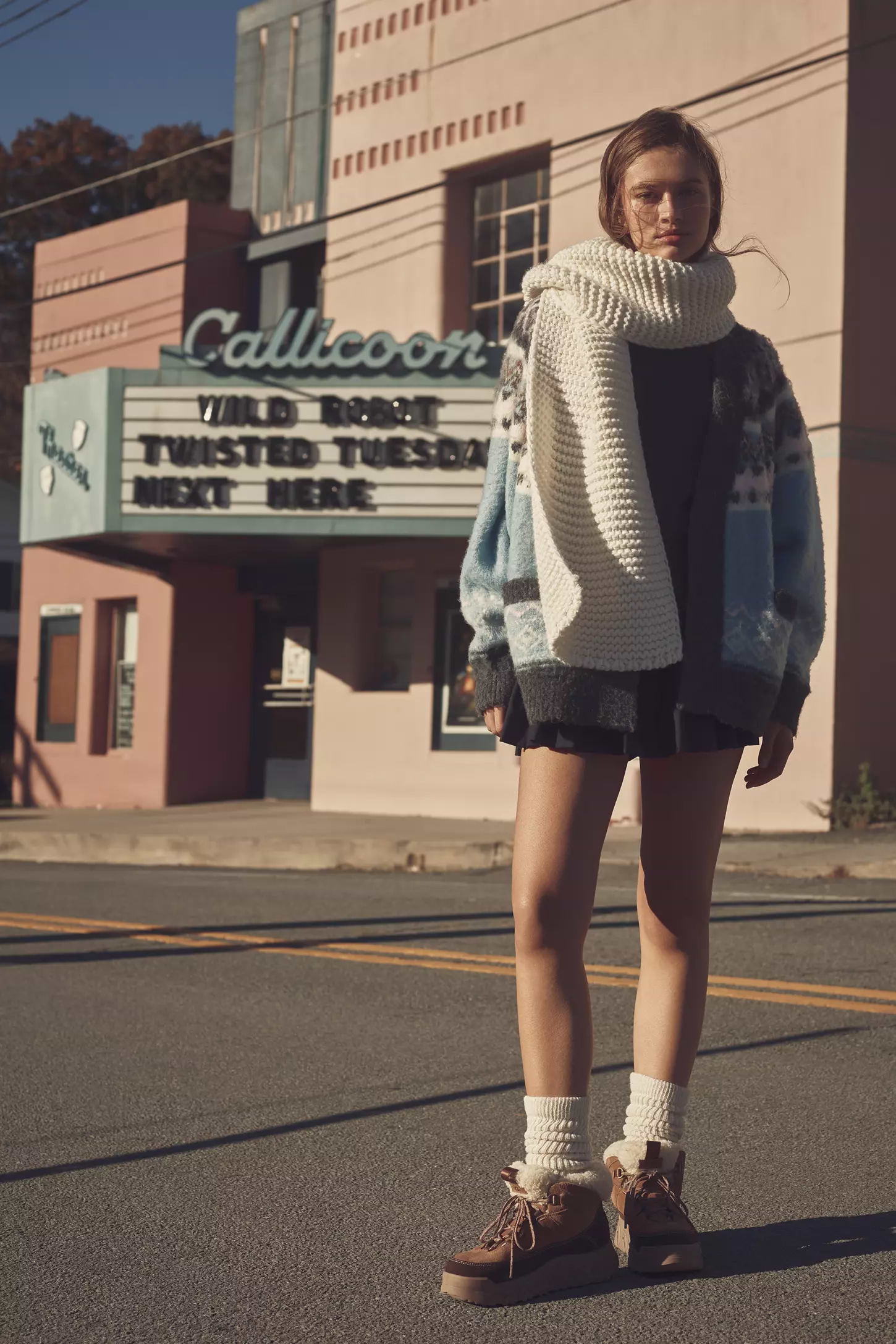 Fair Isle Cardigan Sweater - Blue Multi