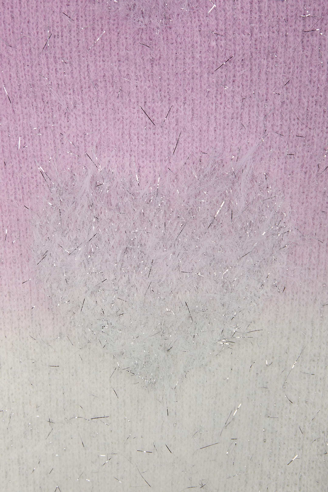 Soft Heart Ombre Cardigan - Lilac