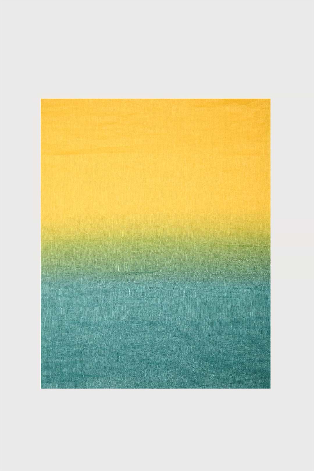 Linen Ombré Scarf - Yellow