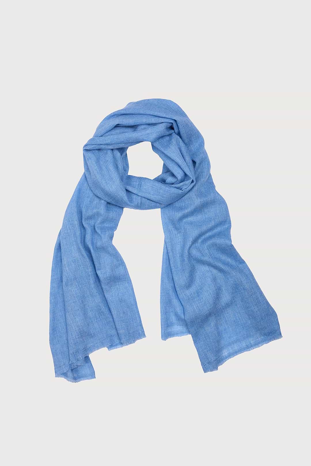 Delicate Wool Scarf light blue