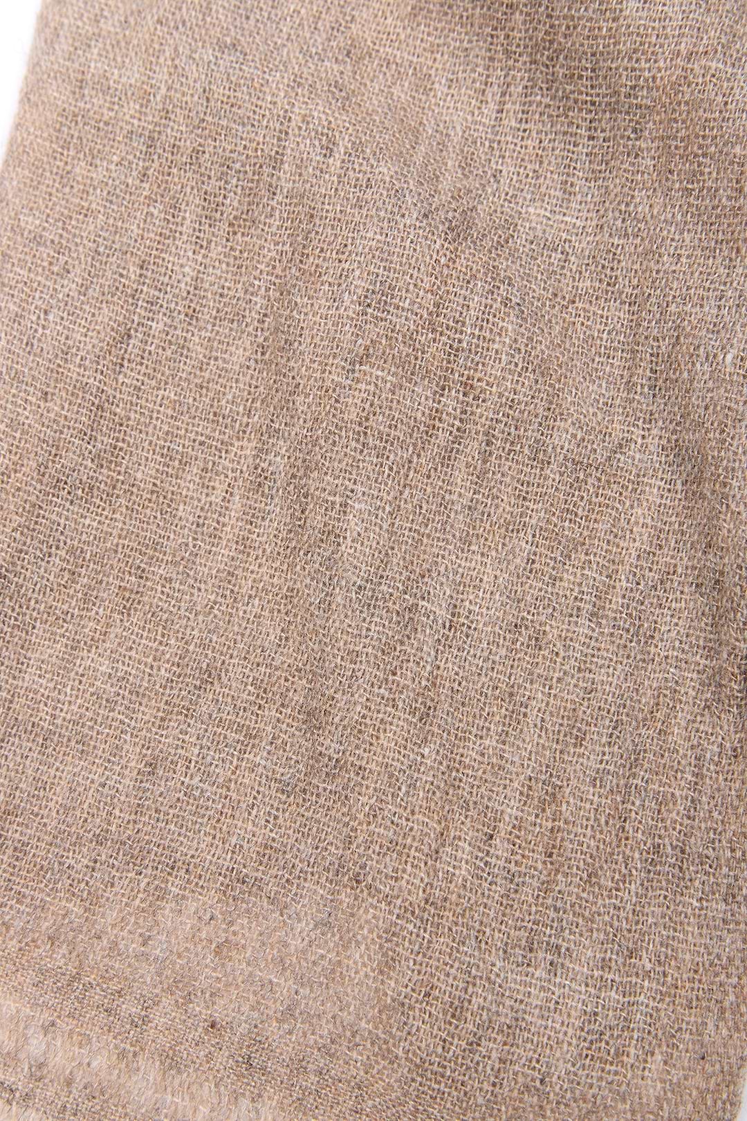Delicate Wool Scarf dark beige