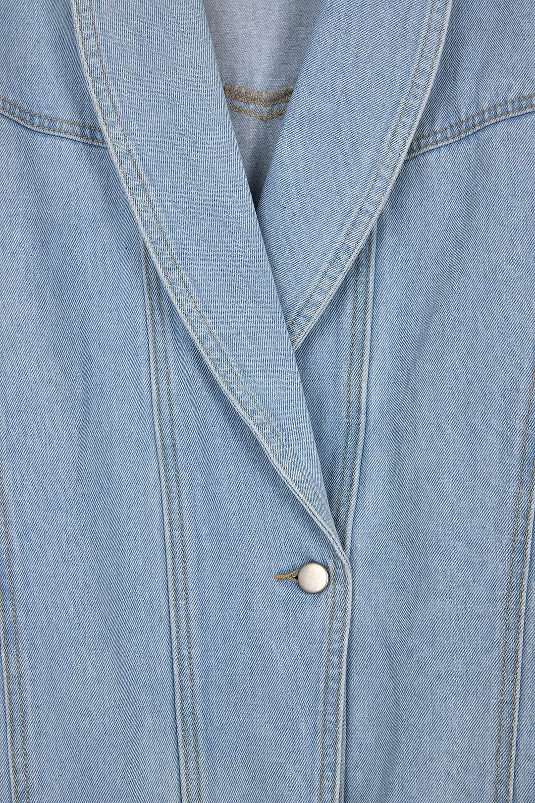 Pearl Knit Denim Jacket