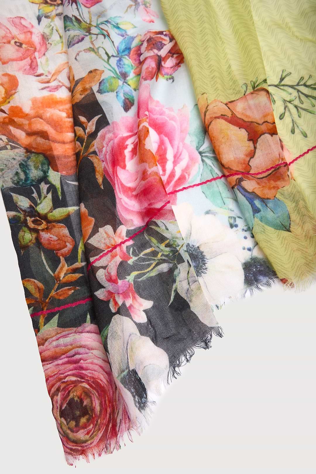 Enchanted Garden Scarf - Light Multi