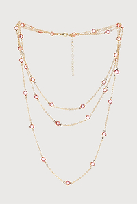 Glass 3-Layer Necklace