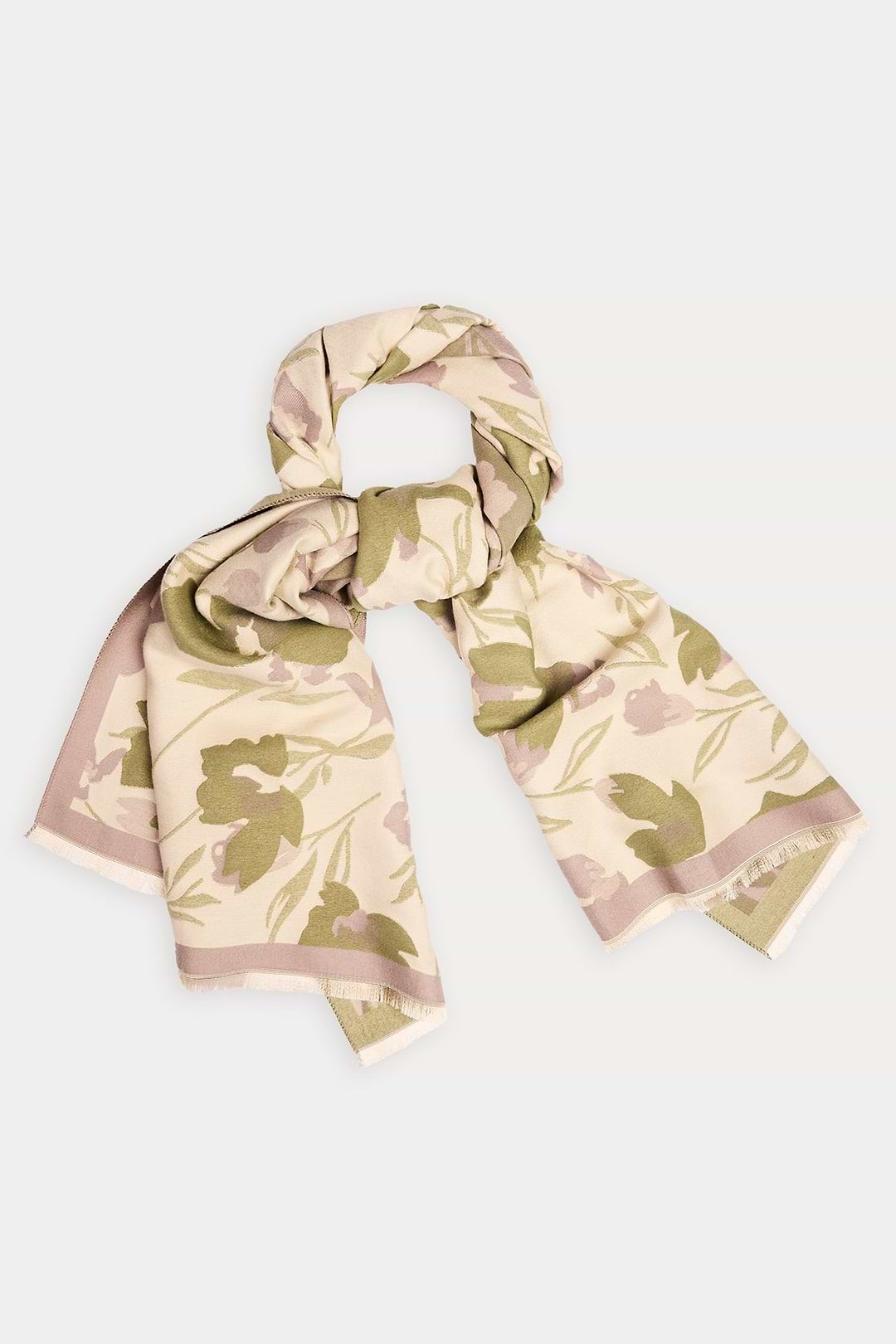 La Floraison Reversible Scarf - Sage