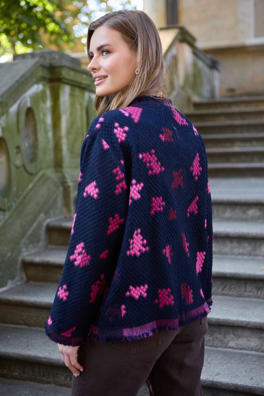 Abstract Bloom Short Jacket