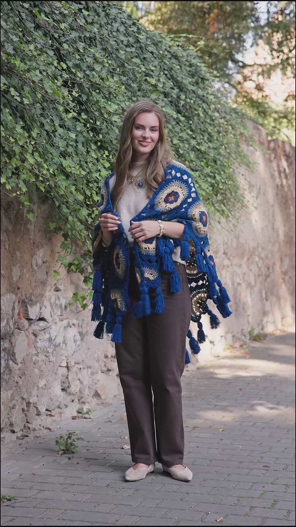 Crocheted Sunshine Shawl | SAACHI