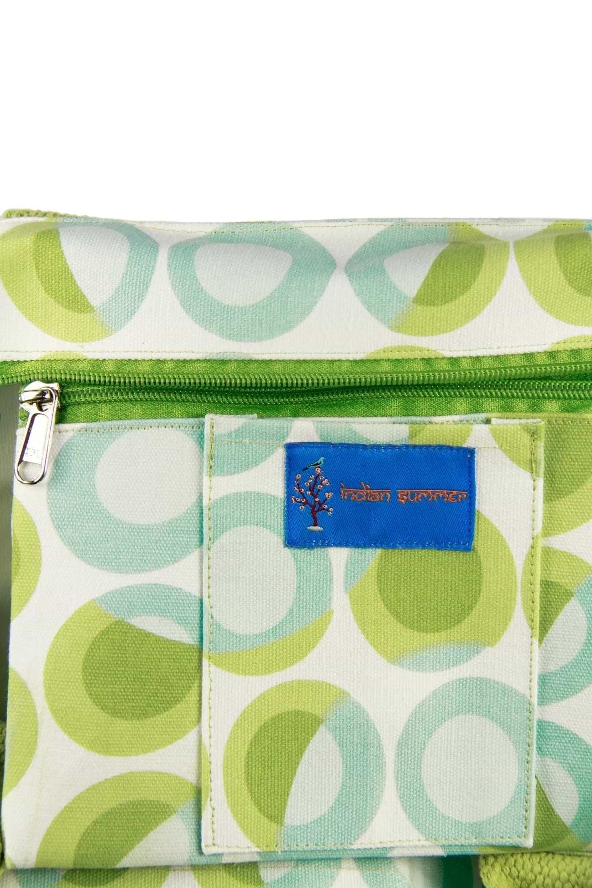 Stylish Circle Pattern Weekend Light Green