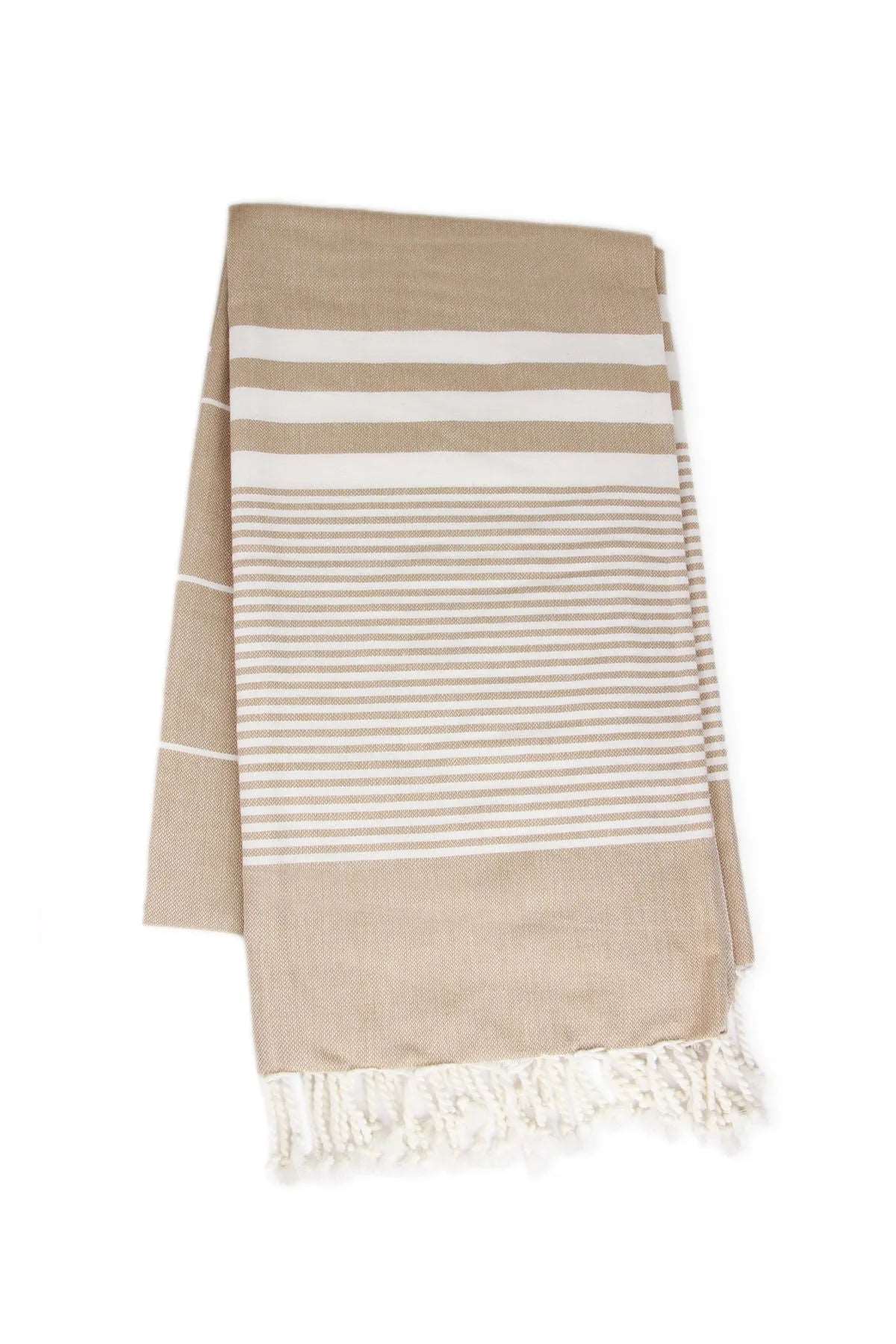 Bold Stripes Sand Towel Papayawhip