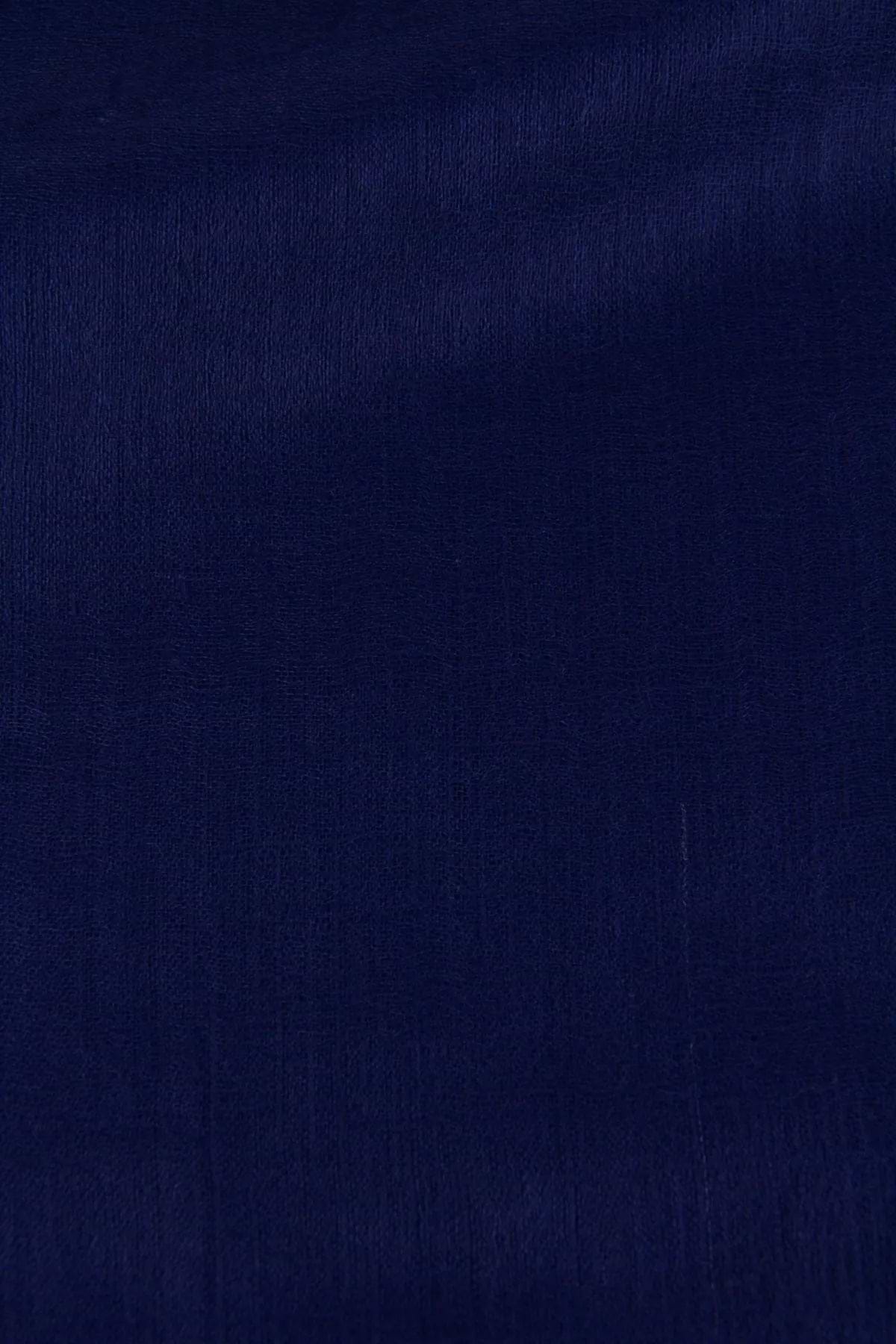 Delicate Solid Cashmere Scarf Dark Slate Blue
