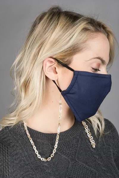 Elena Convertible Mask Chain White