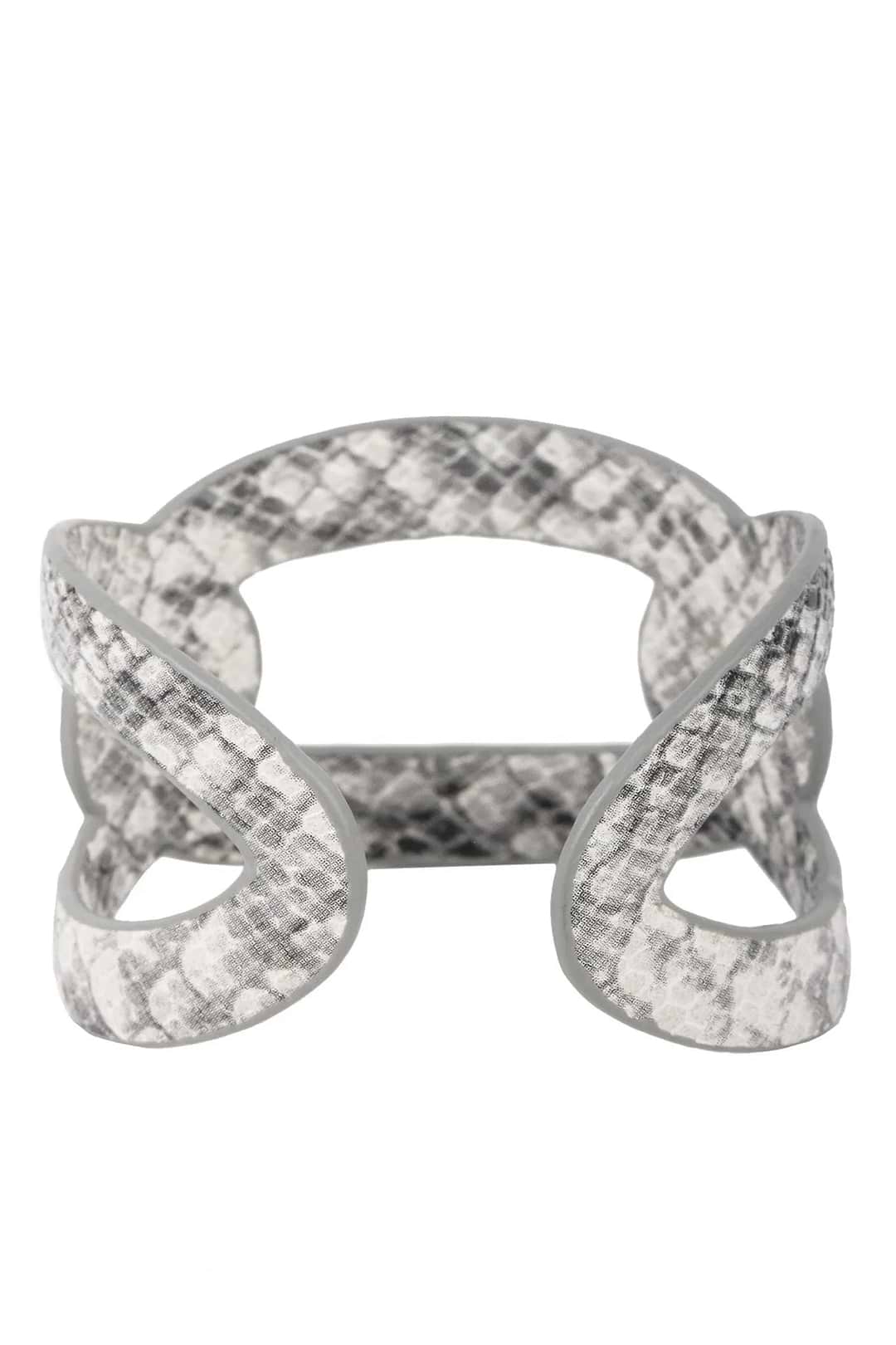 Ogee Cuff Bracelet Black