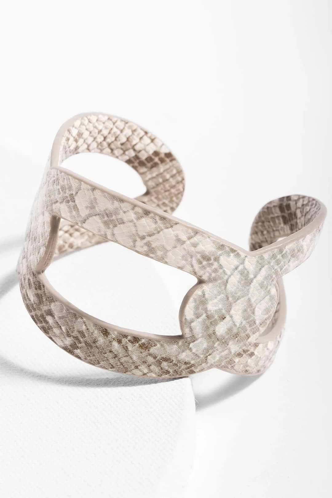 Ogee Cuff Bracelet Old Lace