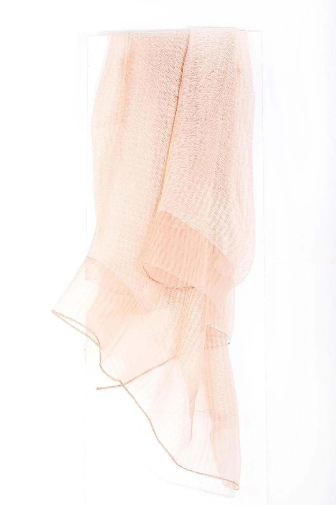 Sheer Social Wrap Scarf - Antique White 