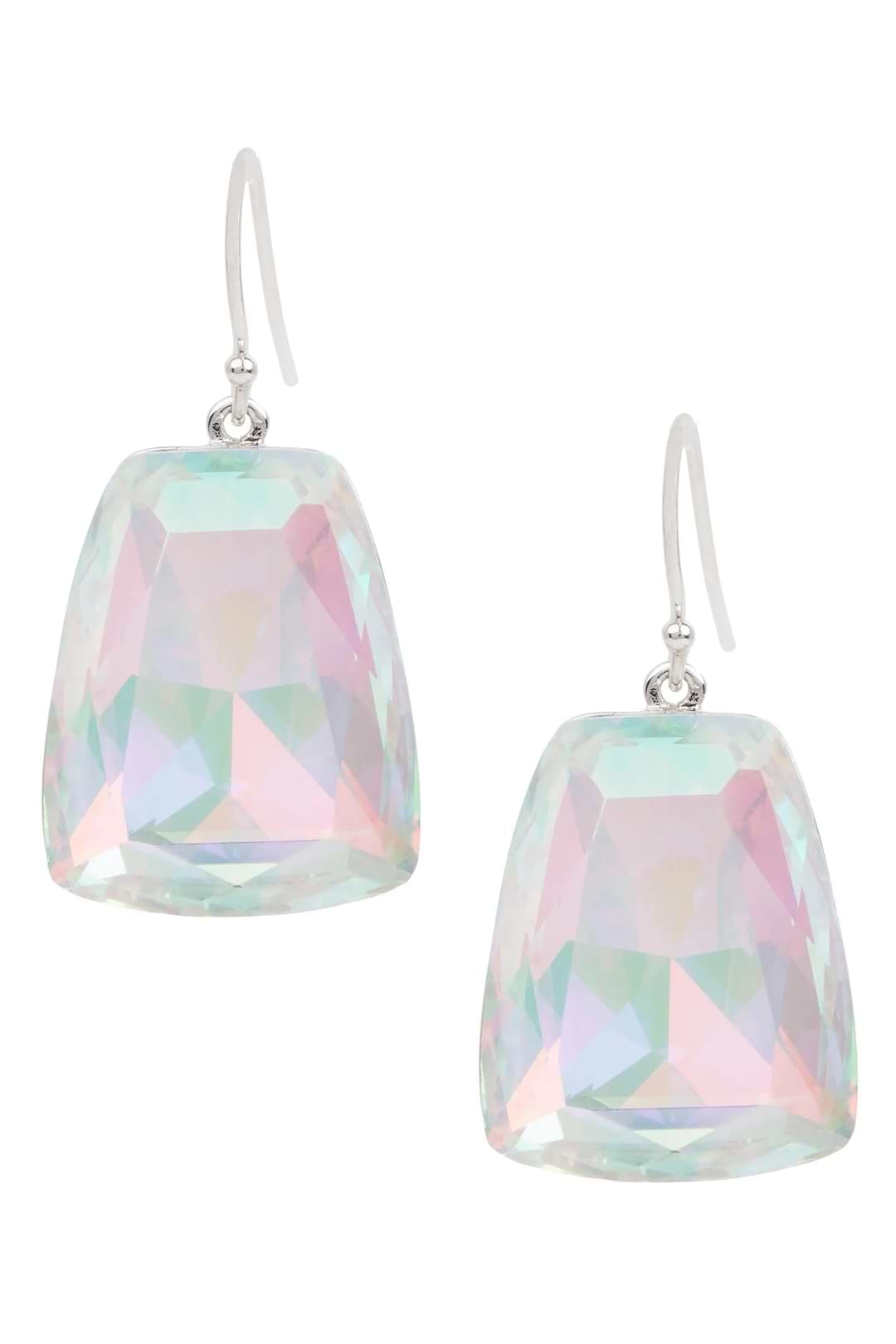Prism Cushion Earring Light Sky Blue