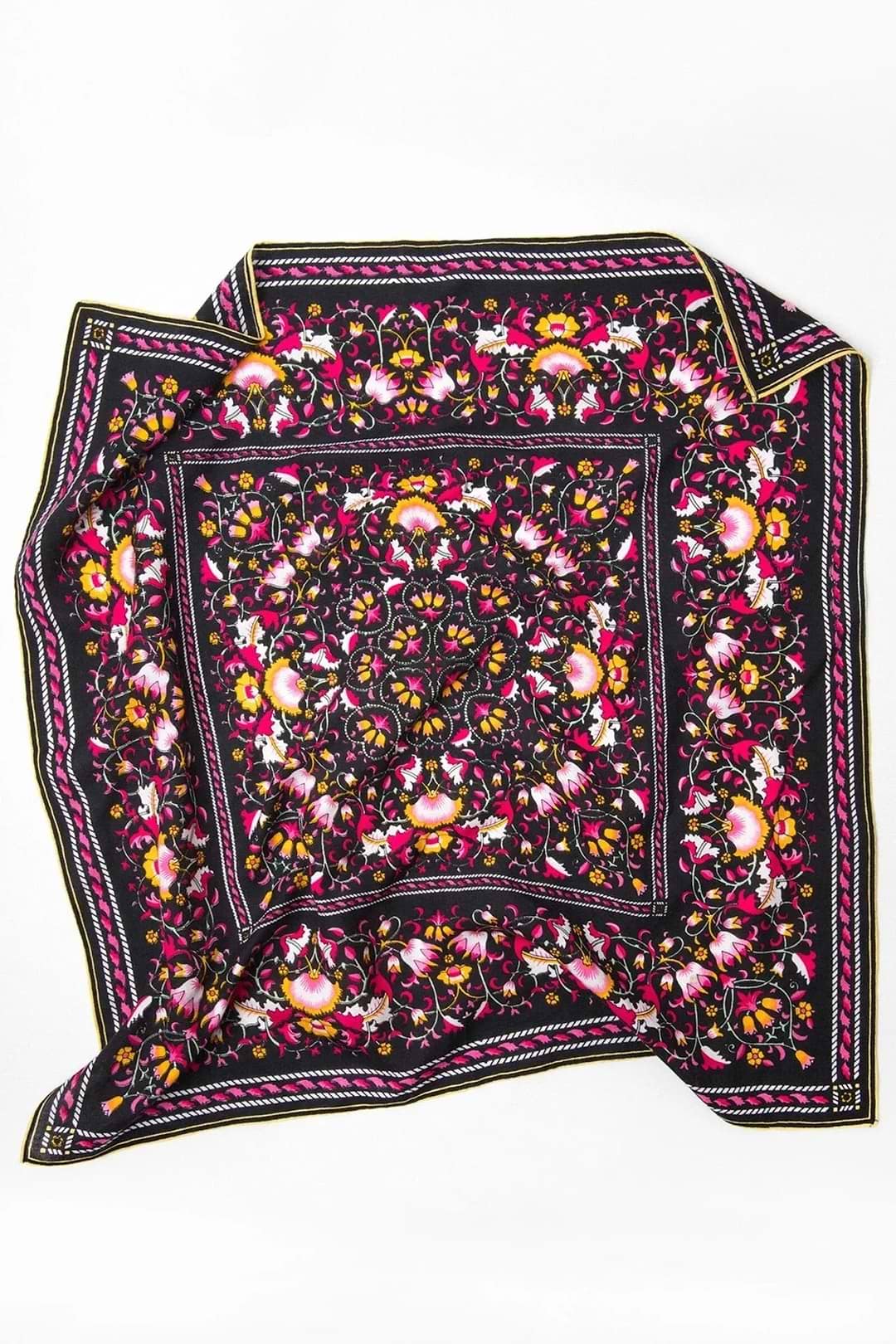 Multicolored Bandana Versatile - Black