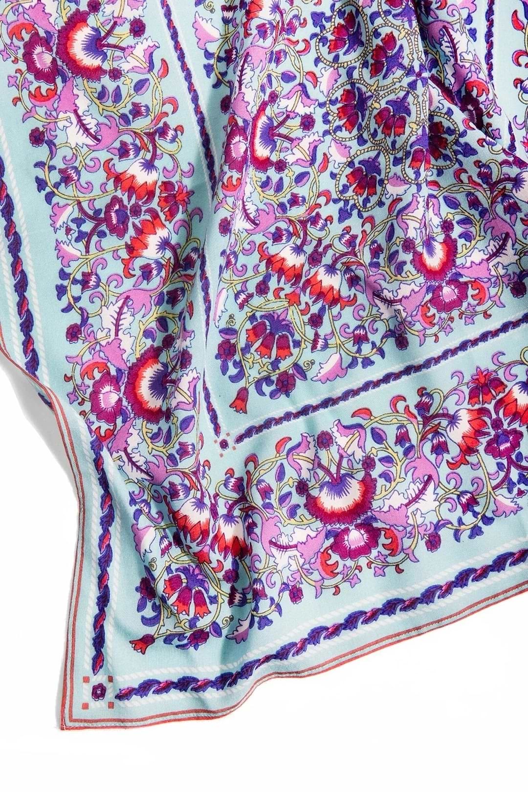 Multicolored Bandana Versatile - Sky Blue