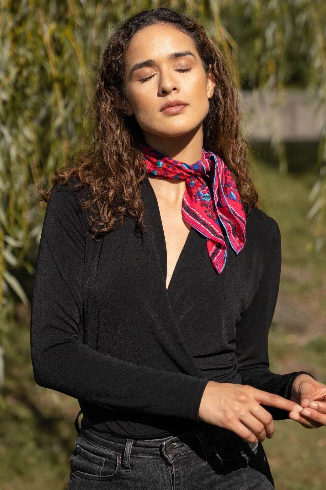 Multicolored Bandana Versatile - Deep Pink