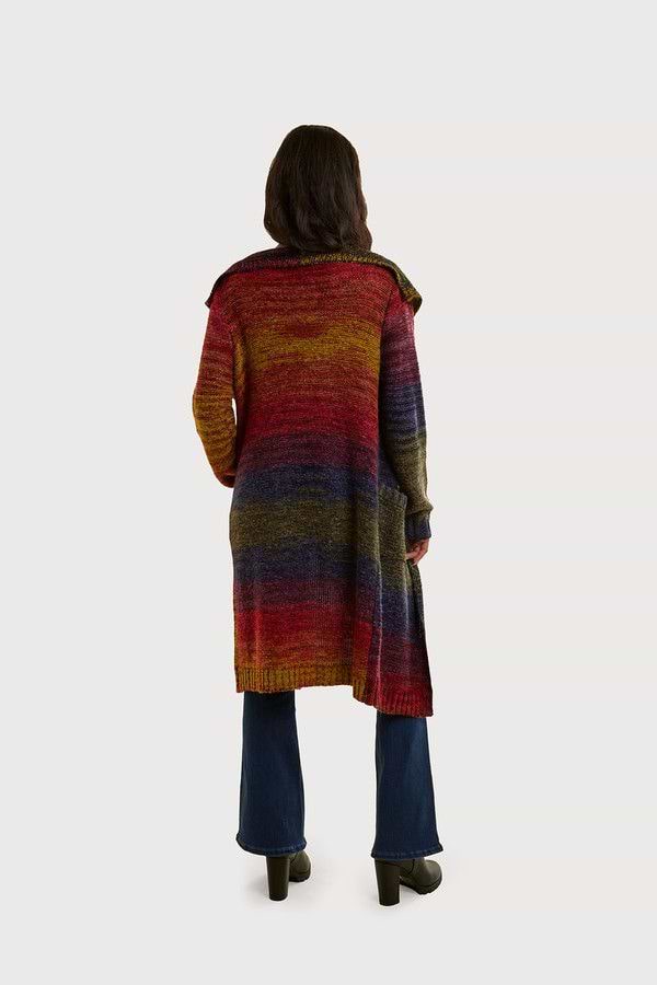 Rainbow Long Cardigan - Multi