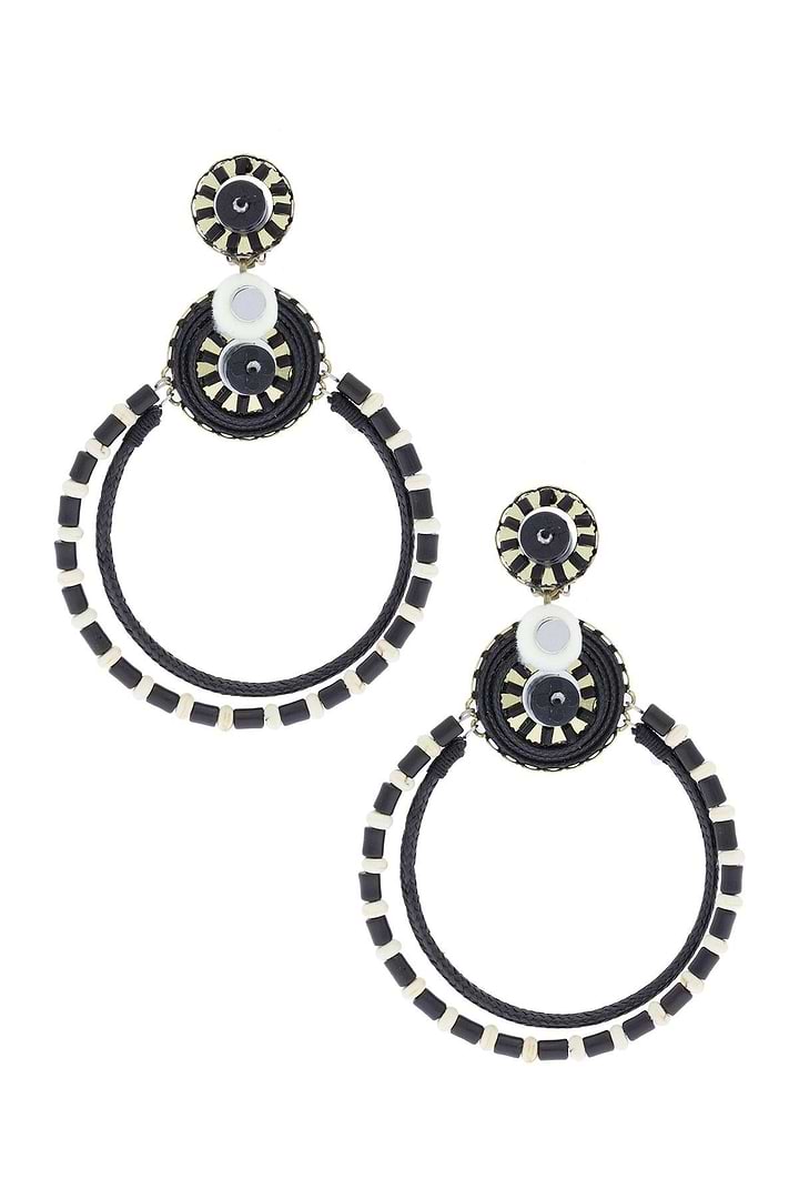 Horace Clip-On Statement Earring - Black
